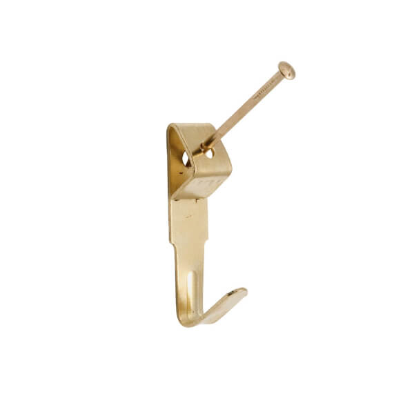 Picture Hook Brass Plated Medium 25 Pack Homebase