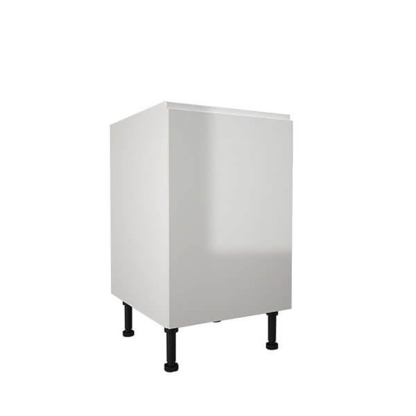 Handleless White Gloss 500mm Base Unit Homebase