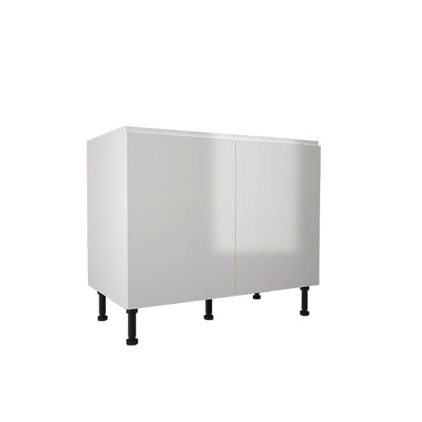 Handleless White Gloss 1000mm Base Unit Homebase