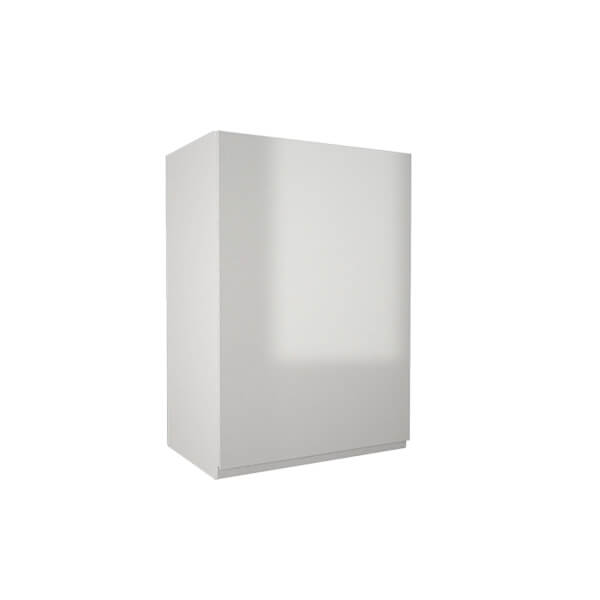 Offer Homebase Yes Handleless White Gloss 500mm Wall Unit