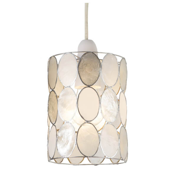 Capiz Natural Dots Lamp Shade Homebase