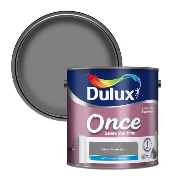 Dulux Once Urban Obsession Matt Paint 2.5L Homebase