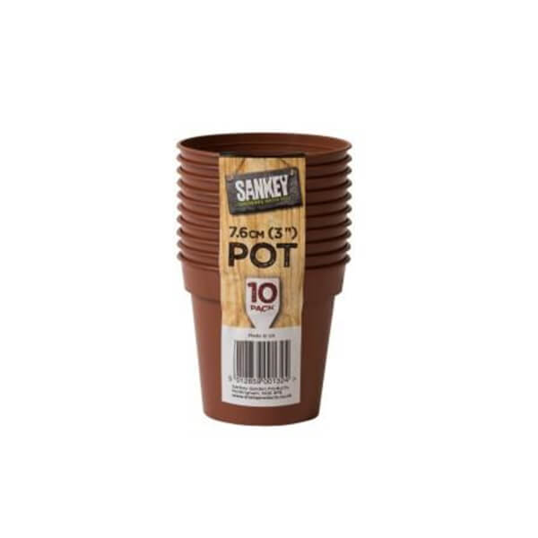 Flower Pot MultiPack (Pack of 10) 7.6cm Homebase