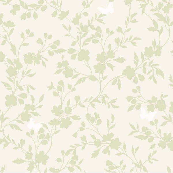 Fine Decor Saskia Green Wallpaper Homebase