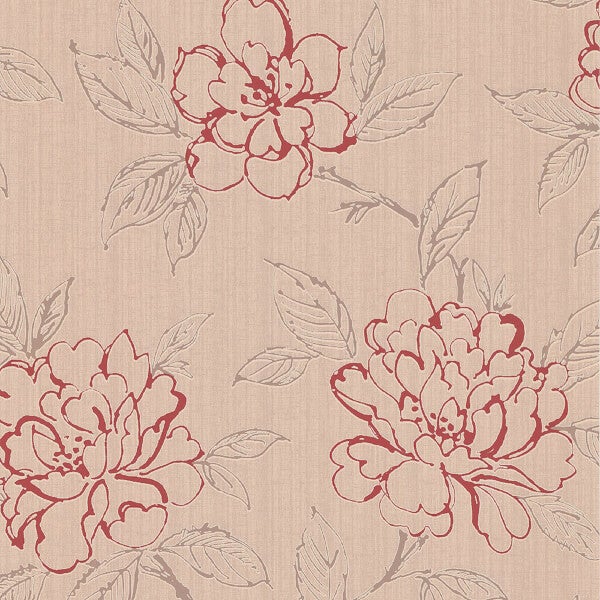 Superfresco Bloom Red Wallpaper Homebase