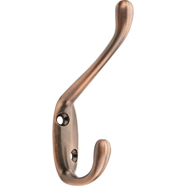 Hiatt Hat & Coat Basic Hook Copper Homebase
