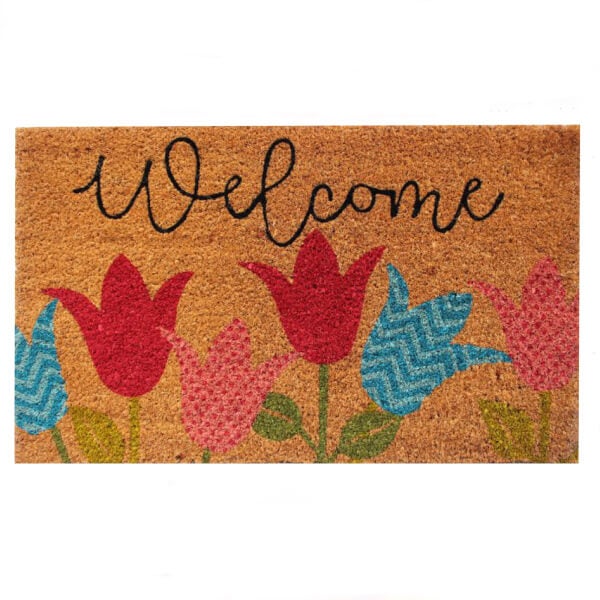 Tulips Doormat Homebase