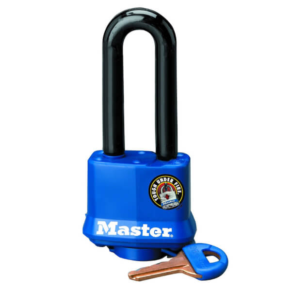 Master Lock Long Shackle Laminated Padlock 40mm Homebase