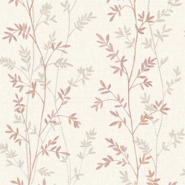 Grandeco Ardal Red Wallpaper Homebase