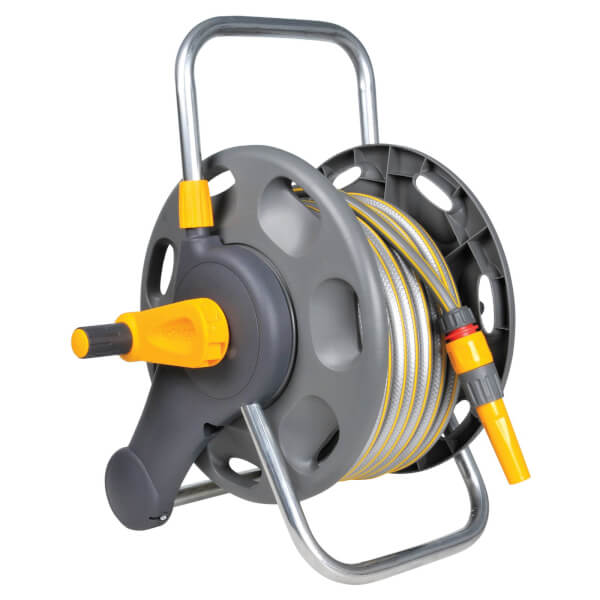 Hozelock 45m Hose Reel with 25m Hose Homebase