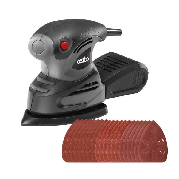 Ozito by Einhell 180W Detail Sander with 20 Sanding Sheets Homebase