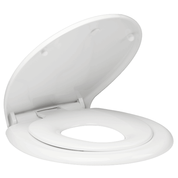 Overture White Family Toilet Seat Homebase