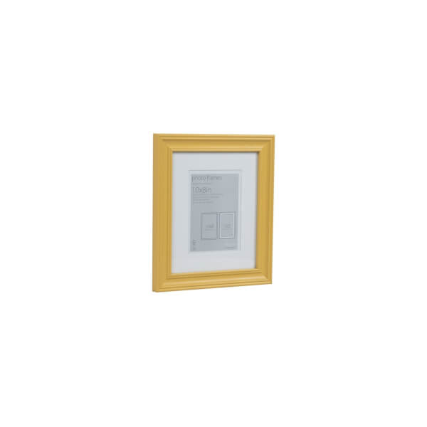 Wooden Photo Frame Ochre 10 x 8 with 7 x 5 Mount Aperture Homebase