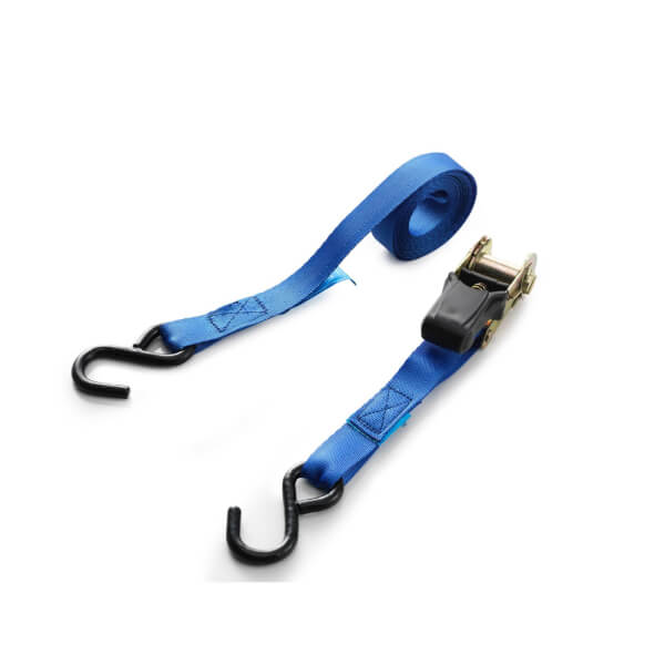 Ratchet 300kg S Hook Tie Down 3m x 25mm 4 Pack Homebase