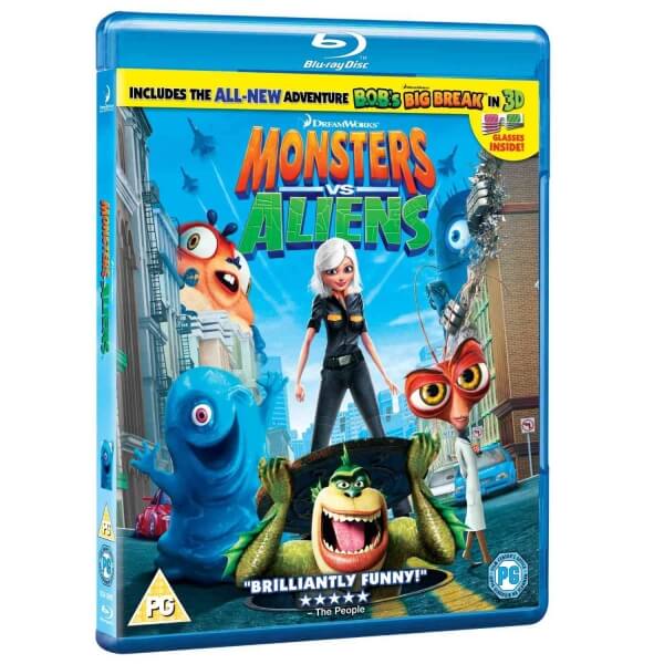 Monsters Vs Aliens Blu-ray - Zavvi UK