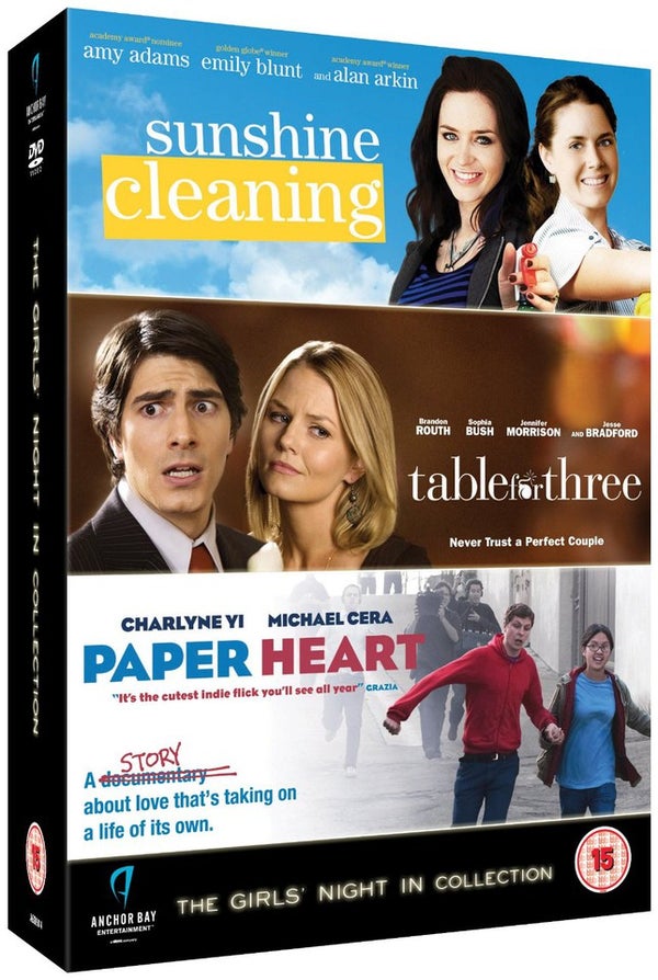 Girls’ Night In Verzameling (Sunshine Cleaning / Paper Heart / Table For Three)