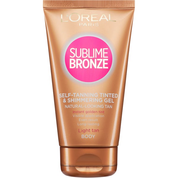L'Oreal Paris Sublime Bronze Instant Tinted And Shimmering Self Tanning Gel - Fair (150 ml)