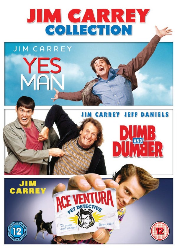 Jim Carrey Triple Pack (Yes Man / Dumb and Dumber / Ace Ventura)