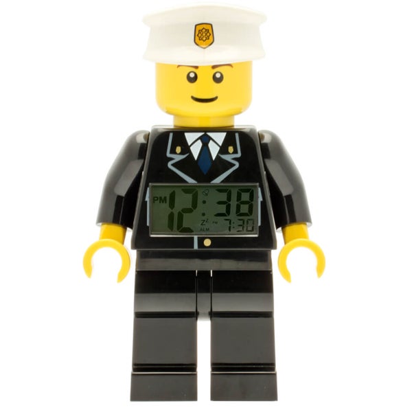 LEGO ® City: Polizist Minifiguren-Uhr mit Wecker