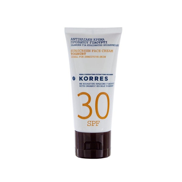 Korres Yoghurt Face Sunscreen Cream SPF30 (50ml)
