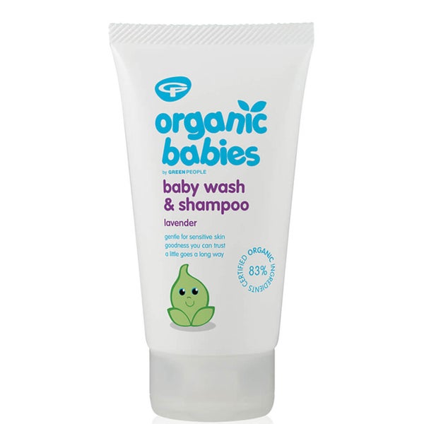 Green People Lavender Baby Wash & Shampoo (150ml) LOOKFANTASTIC