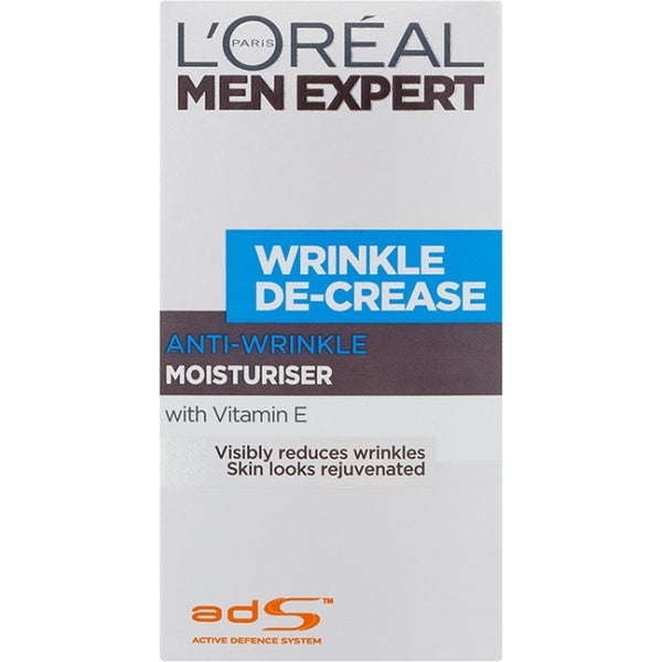 L'Oréal Paris Men Expert Wrinkle De-Crease Anti-Wrinkle Moisturiser (50ml)