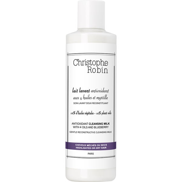 Christophe Robin Antioxidant Cleansing Milk With 4 Oils and Blueberry (8.4oz)