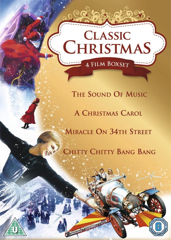 Classic Christmas Box Set: A Christmas Carol / Miracle on 34th Street / Sound of Music / Chitty Chitty Bang Bang