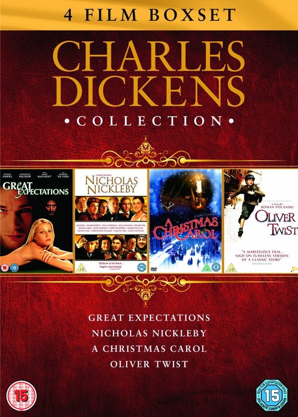 Charles Dickens Verzameling: Great Expectations / Oliver Twist / Nicholas Nickleby / A Christmas Carol