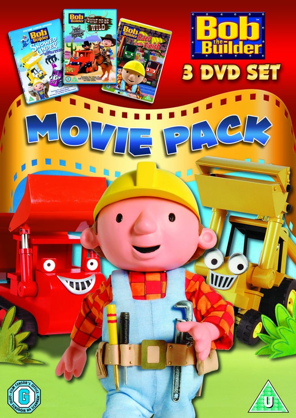 Bob the Builder Movie Pack (Snowed Under / Built to be Wild / Race to the Finish)