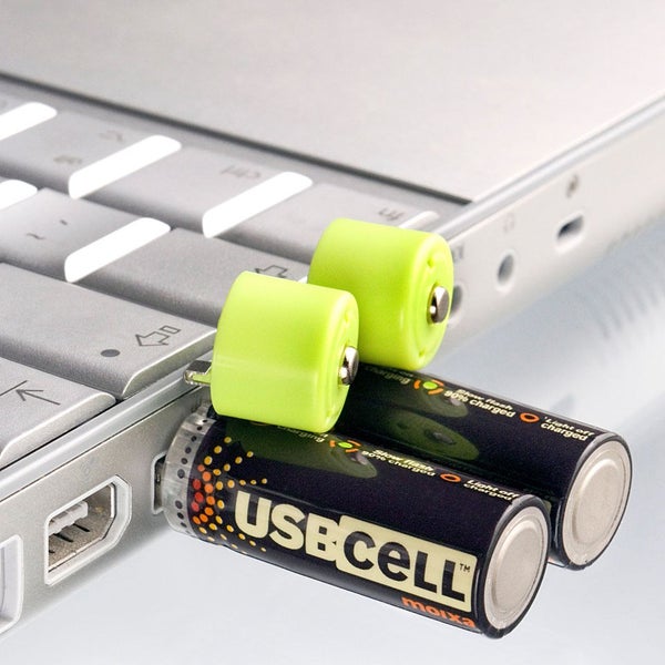 USBCELL Wiederaufladbare AA Batterien