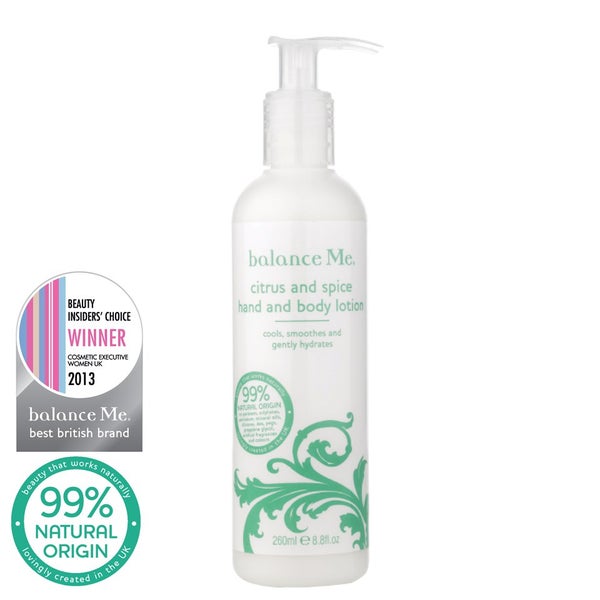 Balance Me Citrus And Spice Hand und Body Lotion 260ml