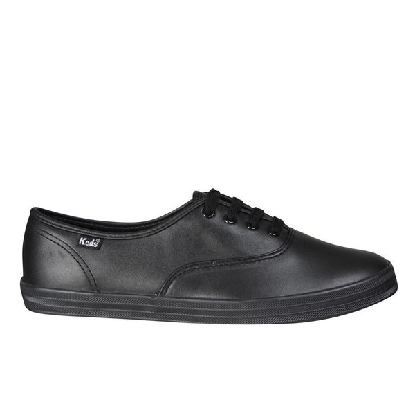 Keds Women's Champion CVO Leather Trainers - Black