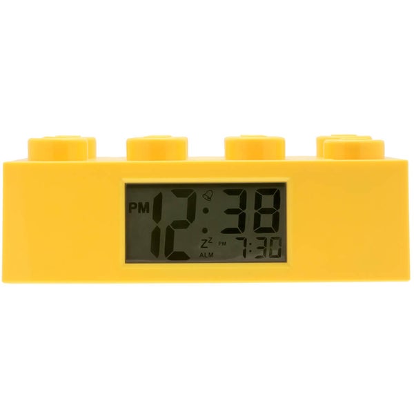 LEGO Alarm Clock - Yellow