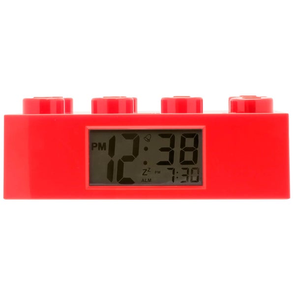 LEGO Alarm Clock - Red