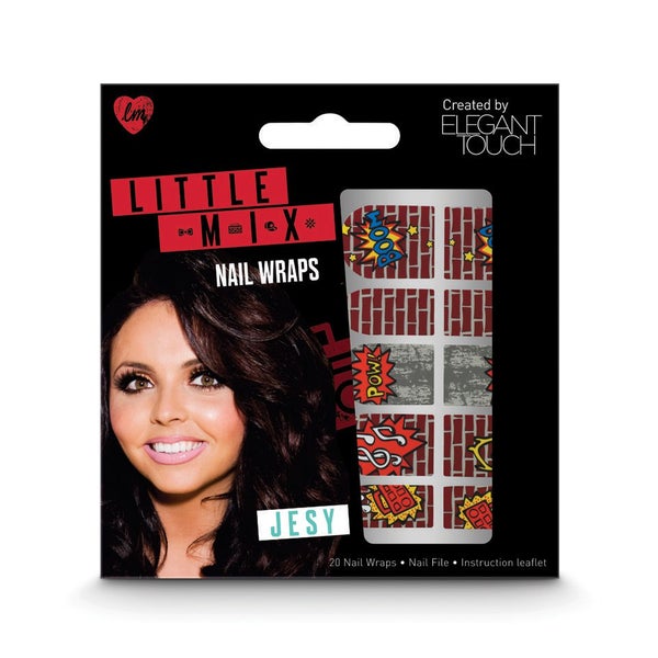 Elegant Touch Little Mix faux ongles nail art - Jesy Nail Wraps