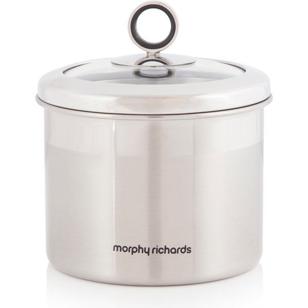 Morphy Richards Accents Small Storage Canister - Stainless Steel