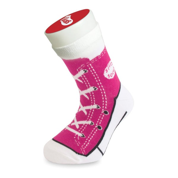 Silly Socks Kids' Baseball Boot - Pink - UK Size 1-4