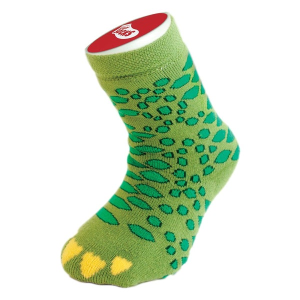 Silly Socks Kids' Slipper Socks - Thick Crocodile Feet UK 1-4