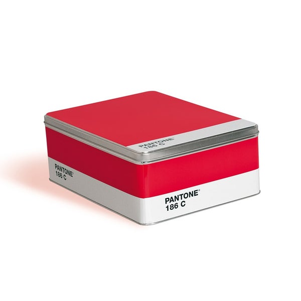 Seletti Pantone 186 Ruby Red Metal Storage Box