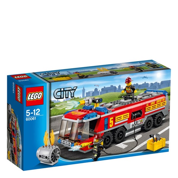 LEGO Stad Geweldige Voertuigen: Vliegveld Brandweerwagen (60061)