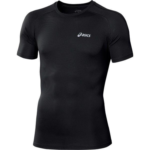 Asics Men's Short Sleeve Running T-Shirt - Black