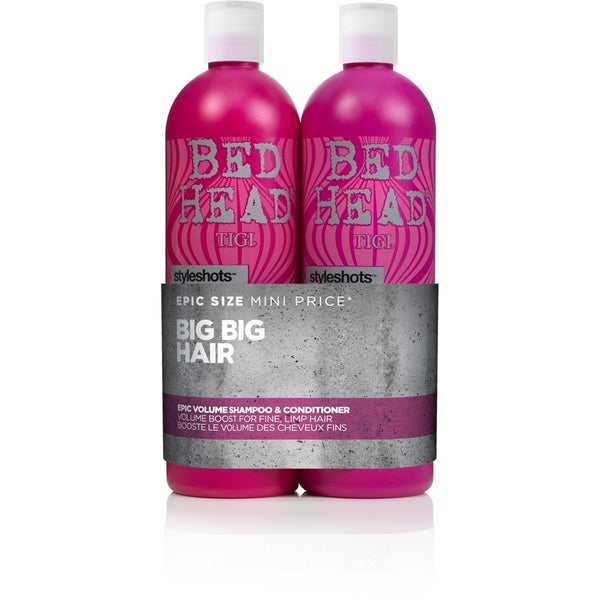 TIGI Bed Head Epic Volume Tween Duo (2 x 750ml) (Worth £55.00)