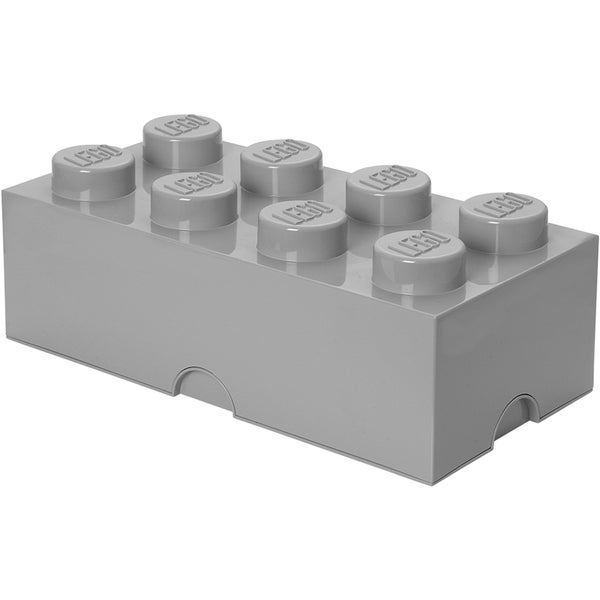 Brique de rangement LEGO 8 - Gris pierre moyen