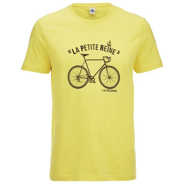 Le Coq Sportif Tour de France N9 Short Sleeved T-Shirt - Yellow