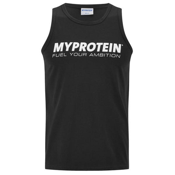 Camiseta sin mangas (Negra) Myprotein para hombre