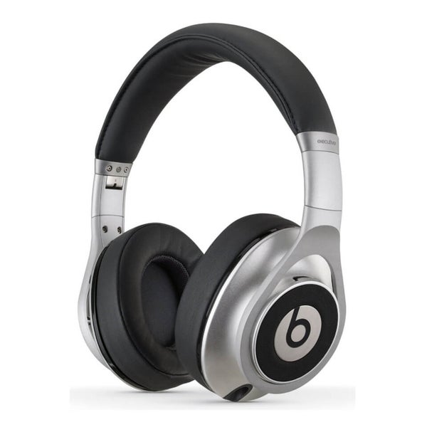 Beats by Dr. Dre Executive Over Ear Headphones - Silver - Manufacturer Refurbished
