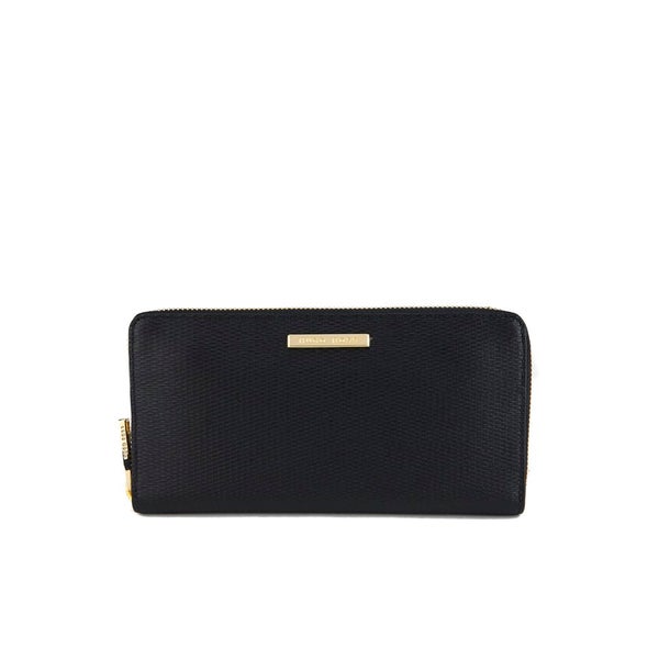 BOSS Hugo Boss Women's Sahar Leather Zip Around Purse - Black