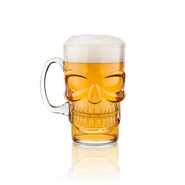 Final Touch Skull Beer Glass