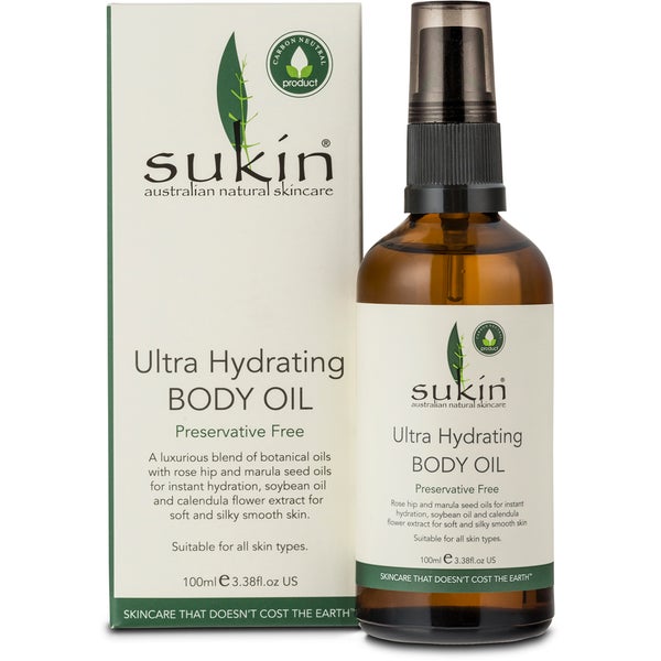Huile ultra hydratante pour le corps de Sukin (100 ml)